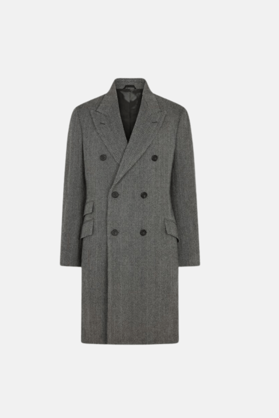 Bekväm vintertrenchcoat grå - Normal passform - Puento Fortade - TP 22 - Essential Grey