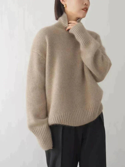 Cashmere sweater-Luftig-Komfortabel-Blød