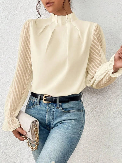 High-Neck Blouse voor vrouwen - Visconte