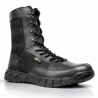 LAHORS ®   Originele lichtgewicht man tactische laarzen met ritssluiting Combat Training Lace Up waterdichte outdoor wandelen ademende schoenen