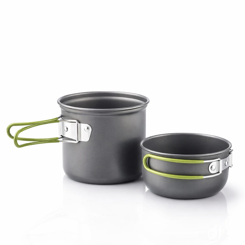 Campingkookgerei Mess Kit Ultralichte campingpottenset Outdoor kookservies voor wandelen Trekking Picknick Vissen Bergbeklimmen