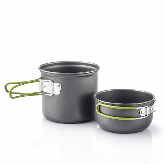 Campingkookgerei Mess Kit Ultralichte campingpottenset Outdoor kookservies voor wandelen Trekking Picknick Vissen Bergbeklimmen