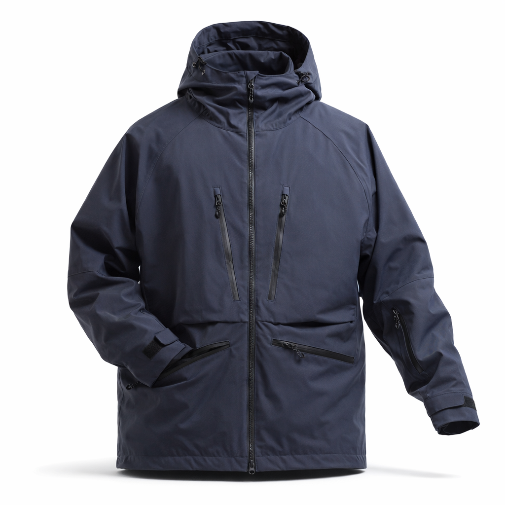 Multifunctional Men Skiing Jacket Winter Insulated Snow Tops Multiple zippers Ski Hoodie Unisex Outdoor Sports Clothes