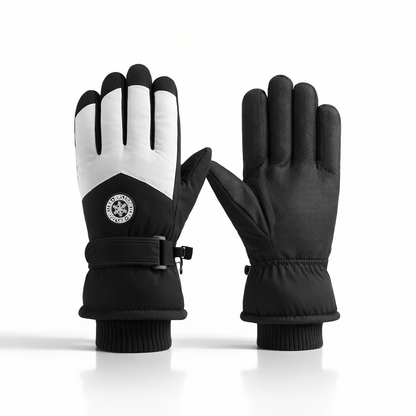 Men's winter outdoor skiing gloves, warm gloves, touchscreen gloves, thickened, warm, with touchscreen function, suitable for both men and women to wear, suitable for casual wear when going out in winter.