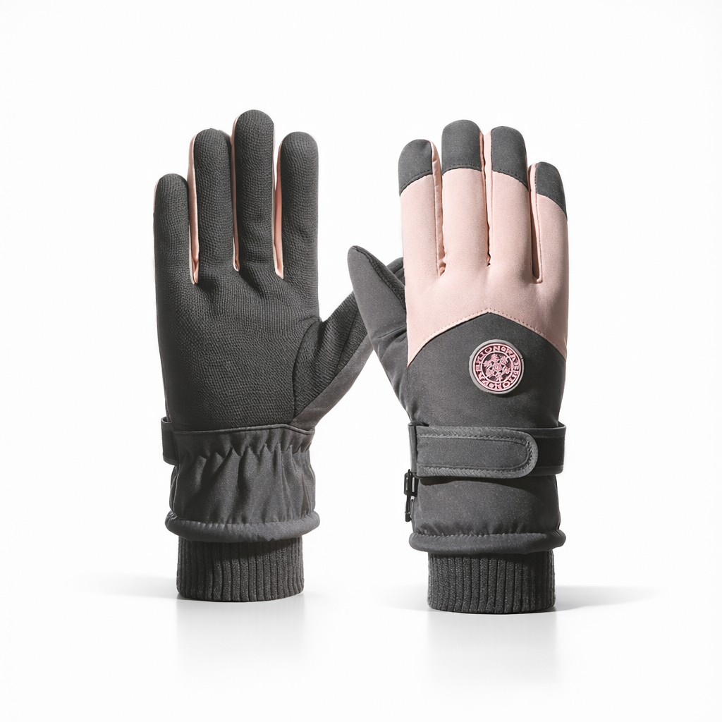 Men's winter outdoor skiing gloves, warm gloves, touchscreen gloves, thickened, warm, with touchscreen function, suitable for both men and women to wear, suitable for casual wear when going out in winter.