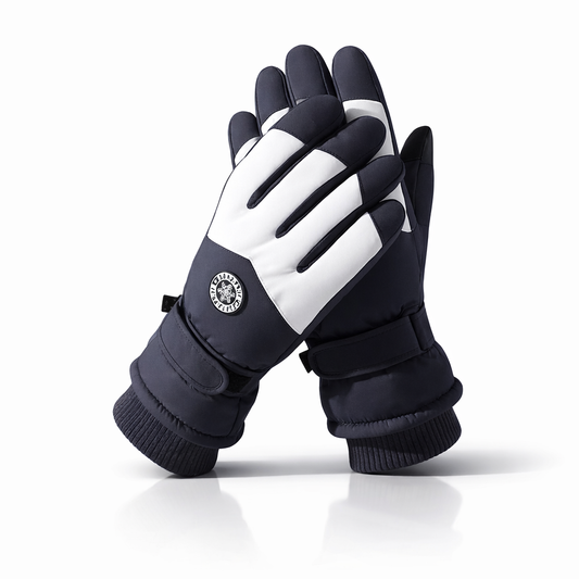 Men's winter outdoor skiing gloves, warm gloves, touchscreen gloves, thickened, warm, with touchscreen function, suitable for both men and women to wear, suitable for casual wear when going out in winter.