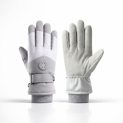 Men's winter outdoor skiing gloves, warm gloves, touchscreen gloves, thickened, warm, with touchscreen function, suitable for both men and women to wear, suitable for casual wear when going out in winter.