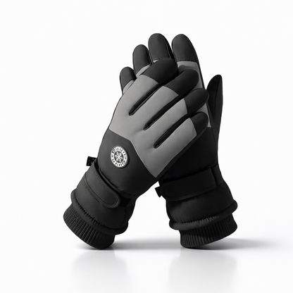 Men's winter outdoor skiing gloves, warm gloves, touchscreen gloves, thickened, warm, with touchscreen function, suitable for both men and women to wear, suitable for casual wear when going out in winter.