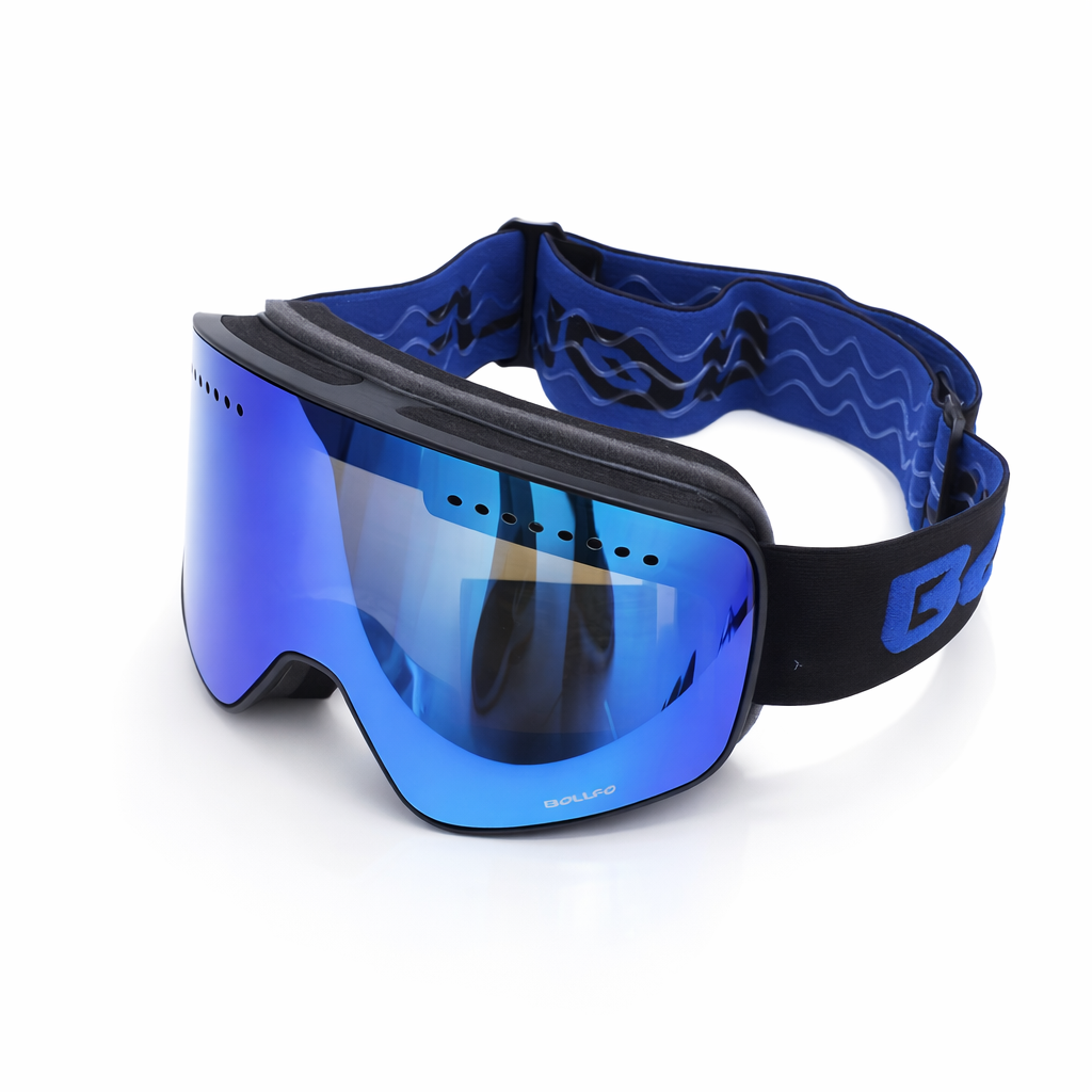 OTG Thickened and Adjustable Strap Ski Goggles with Magnetic Double Layer Lens Skiing Anti-fog Quick Change Lens Snowboard Goggles for Adults Men Women Outdoor Sports Ski Glasses Eyewear can choose extra replacement lens