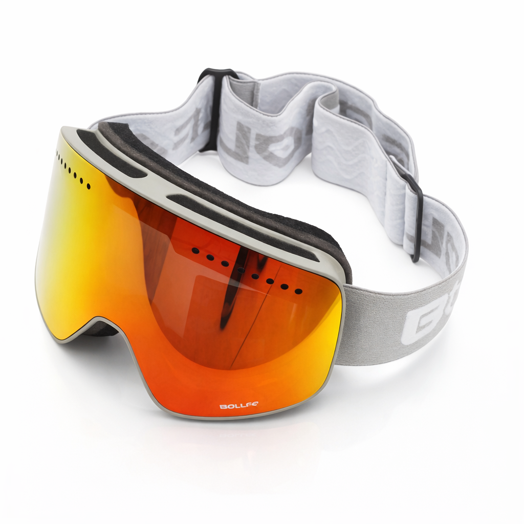 OTG Thickened and Adjustable Strap Ski Goggles with Magnetic Double Layer Lens Skiing Anti-fog Quick Change Lens Snowboard Goggles for Adults Men Women Outdoor Sports Ski Glasses Eyewear can choose extra replacement lens