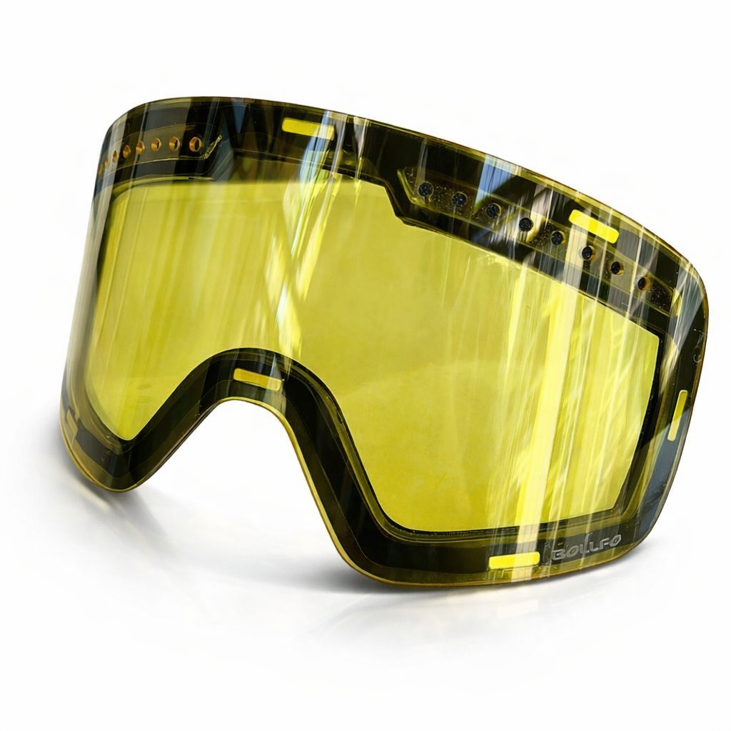 OTG Thickened and Adjustable Strap Ski Goggles with Magnetic Double Layer Lens Skiing Anti-fog Quick Change Lens Snowboard Goggles for Adults Men Women Outdoor Sports Ski Glasses Eyewear can choose extra replacement lens