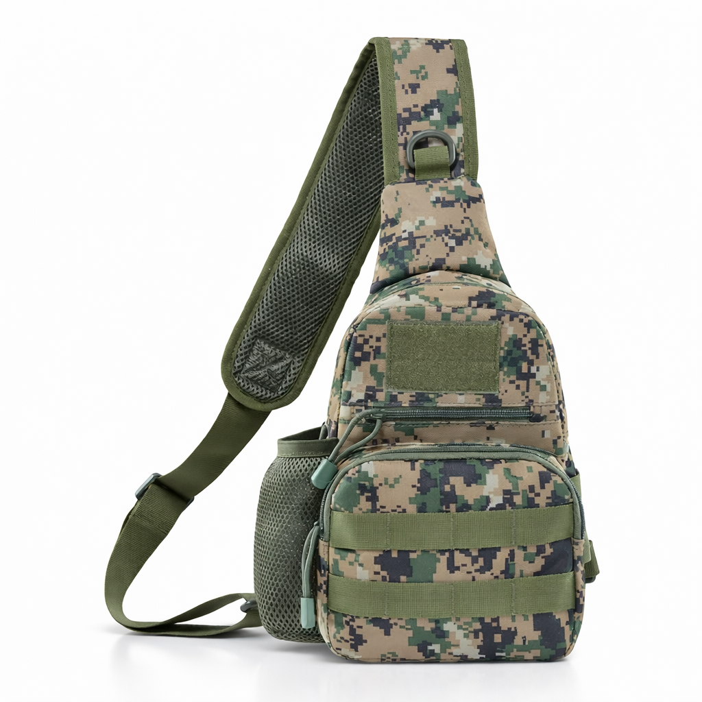 Borsttas Crossbodytassen Outdoor Sport Reizen Sling Schoudertas voor Heren Dames Wandelen Kampeeruitrusting Rugzak