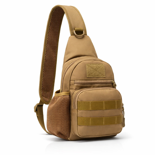Borsttas Crossbodytassen Outdoor Sport Reizen Sling Schoudertas voor Heren Dames Wandelen Kampeeruitrusting Rugzak