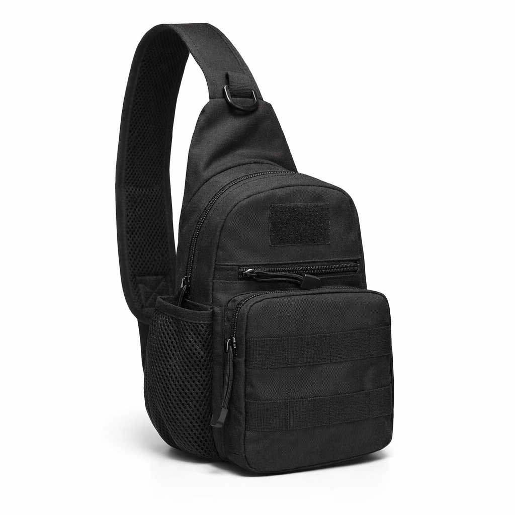 Borsttas Crossbodytassen Outdoor Sport Reizen Sling Schoudertas voor Heren Dames Wandelen Kampeeruitrusting Rugzak
