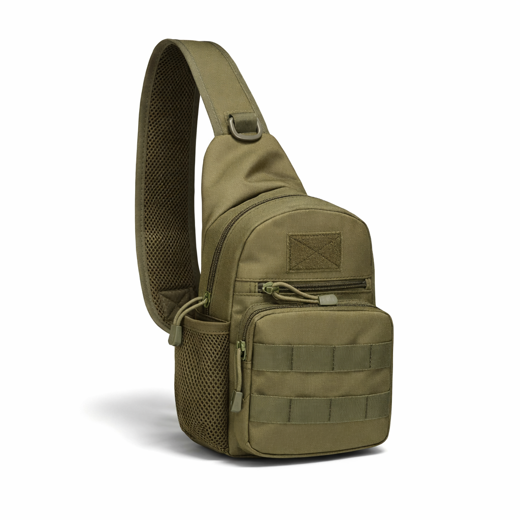 Borsttas Crossbodytassen Outdoor Sport Reizen Sling Schoudertas voor Heren Dames Wandelen Kampeeruitrusting Rugzak