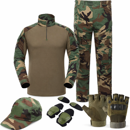 Tactische Uniform Pakken Militaire Outdoor Camouflage Pak Jacht Shirts Broek Vis Training Airsoft Paintball Kleding Sets