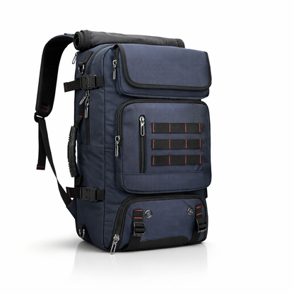 A 2025 Tactical Backpack Designed for Men, Featuring Multifunctional Capabilities And Ample Storage for Outdoor Activities Like Hiking And Mountaineering. This Leisure Tactical Bag Includes a 16-Inch Laptop Compartment And a Separate Pocket for Shoe