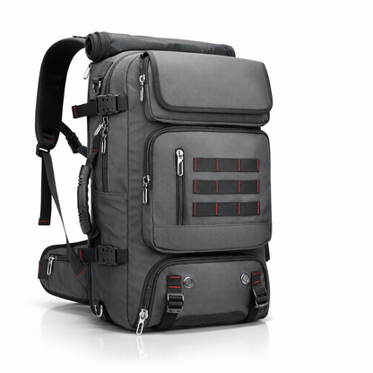 A 2025 Tactical Backpack Designed for Men, Featuring Multifunctional Capabilities And Ample Storage for Outdoor Activities Like Hiking And Mountaineering. This Leisure Tactical Bag Includes a 16-Inch Laptop Compartment And a Separate Pocket for Shoe