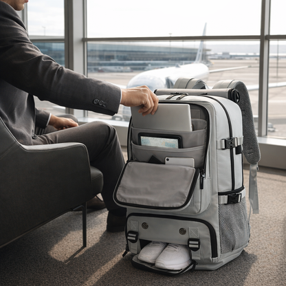New 17.3-inch Double-shoulder Computer Bag, the Multi-functional Large-capacity 35L Hiking Backpack, the Daily Commuting and Outdoor Sports Backpack, the Fashionable and Durable Men's Backpack, and the Excellent Choice for Women's Holiday Gifts