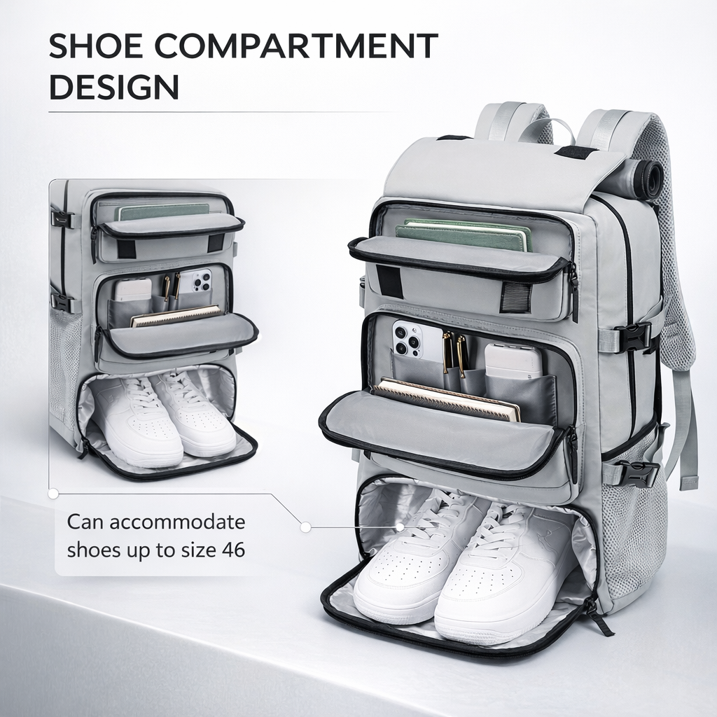 New 17.3-inch Double-shoulder Computer Bag, the Multi-functional Large-capacity 35L Hiking Backpack, the Daily Commuting and Outdoor Sports Backpack, the Fashionable and Durable Men's Backpack, and the Excellent Choice for Women's Holiday Gifts