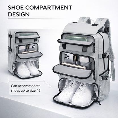 New 17.3-inch Double-shoulder Computer Bag, the Multi-functional Large-capacity 35L Hiking Backpack, the Daily Commuting and Outdoor Sports Backpack, the Fashionable and Durable Men's Backpack, and the Excellent Choice for Women's Holiday Gifts