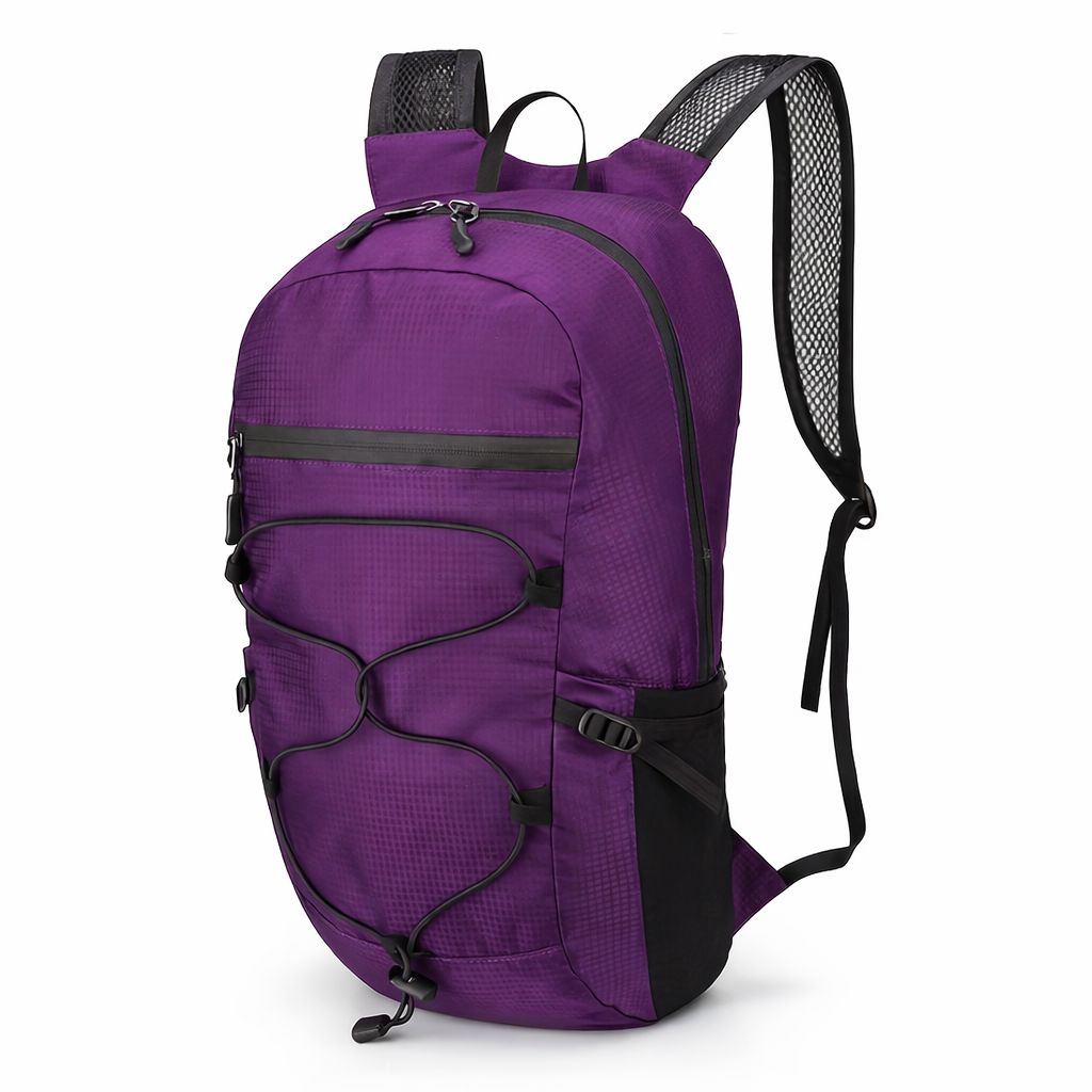 Ultra-Lightweight Foldable Backpack, Compact And Portable Outdoor Sports Backpack, Suitable for Hiking, Cycling, Travel, Business Trips, Commuting, And Fitness, Featuring Shock-Absorbing Breathable Shoulder Straps And Quick Folding for Easy Carrying