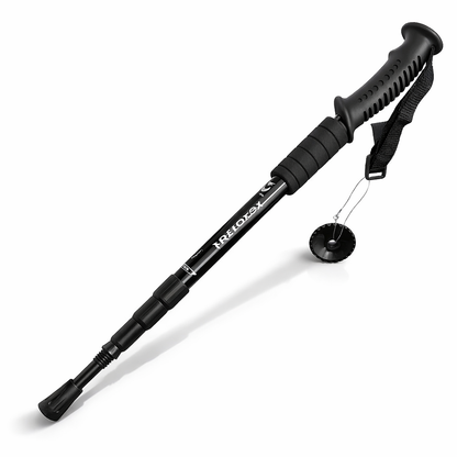 Lightweight Outdoor Trekking Pole with Four Adjustable Height And Anti Slip Grip, Essential for Hiking