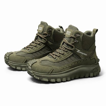Autumn New High-Top Large Size Sports Hiking Shoes, Comfortable Thick Sole Lightweight Casual Walking Shoes, Suitable for All Seasons Daily Outdoor Sports, Walking And Travel, Hiking, Camping Gear