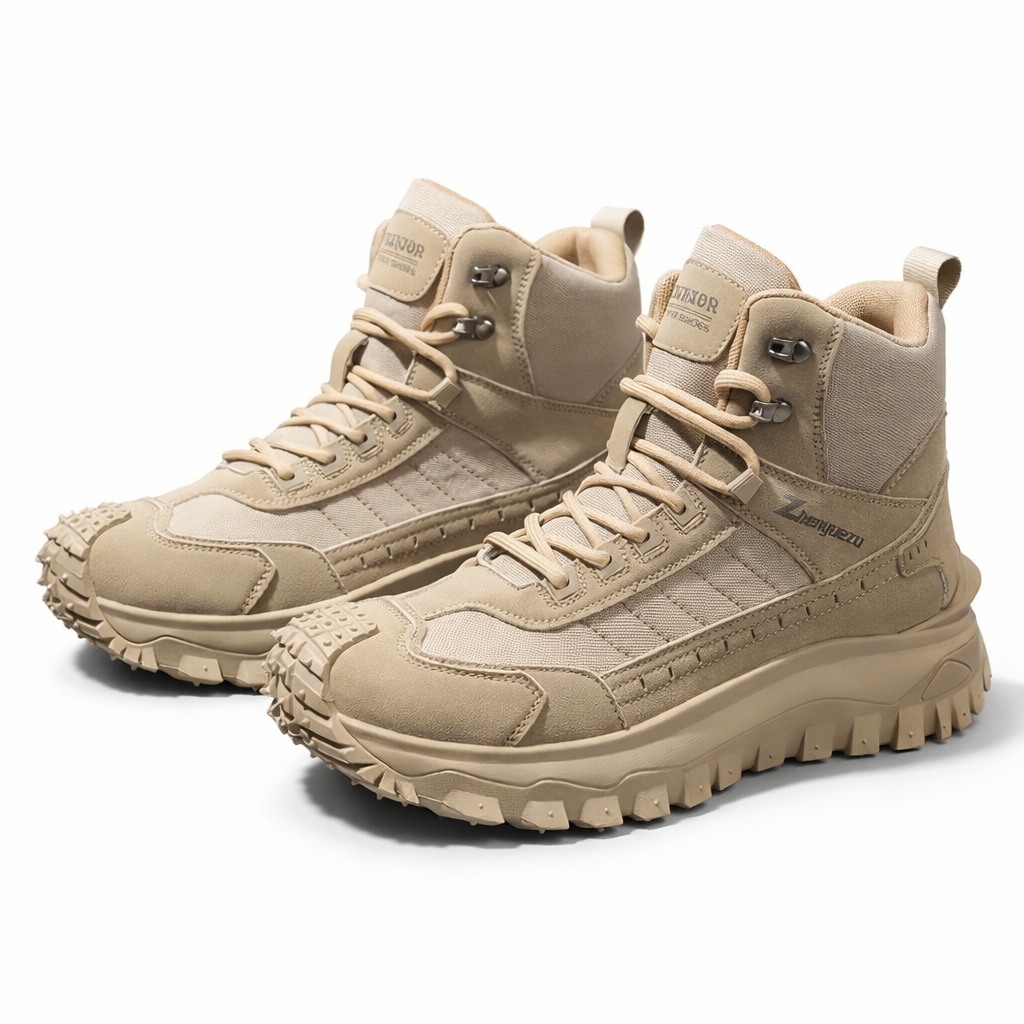 Autumn New High-Top Large Size Sports Hiking Shoes, Comfortable Thick Sole Lightweight Casual Walking Shoes, Suitable for All Seasons Daily Outdoor Sports, Walking And Travel, Hiking, Camping Gear
