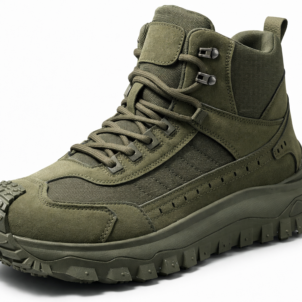 Autumn New High-Top Large Size Sports Hiking Shoes, Comfortable Thick Sole Lightweight Casual Walking Shoes, Suitable for All Seasons Daily Outdoor Sports, Walking And Travel, Hiking, Camping Gear