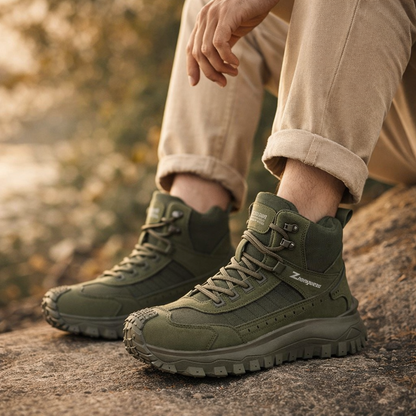 Autumn New High-Top Large Size Sports Hiking Shoes, Comfortable Thick Sole Lightweight Casual Walking Shoes, Suitable for All Seasons Daily Outdoor Sports, Walking And Travel, Hiking, Camping Gear