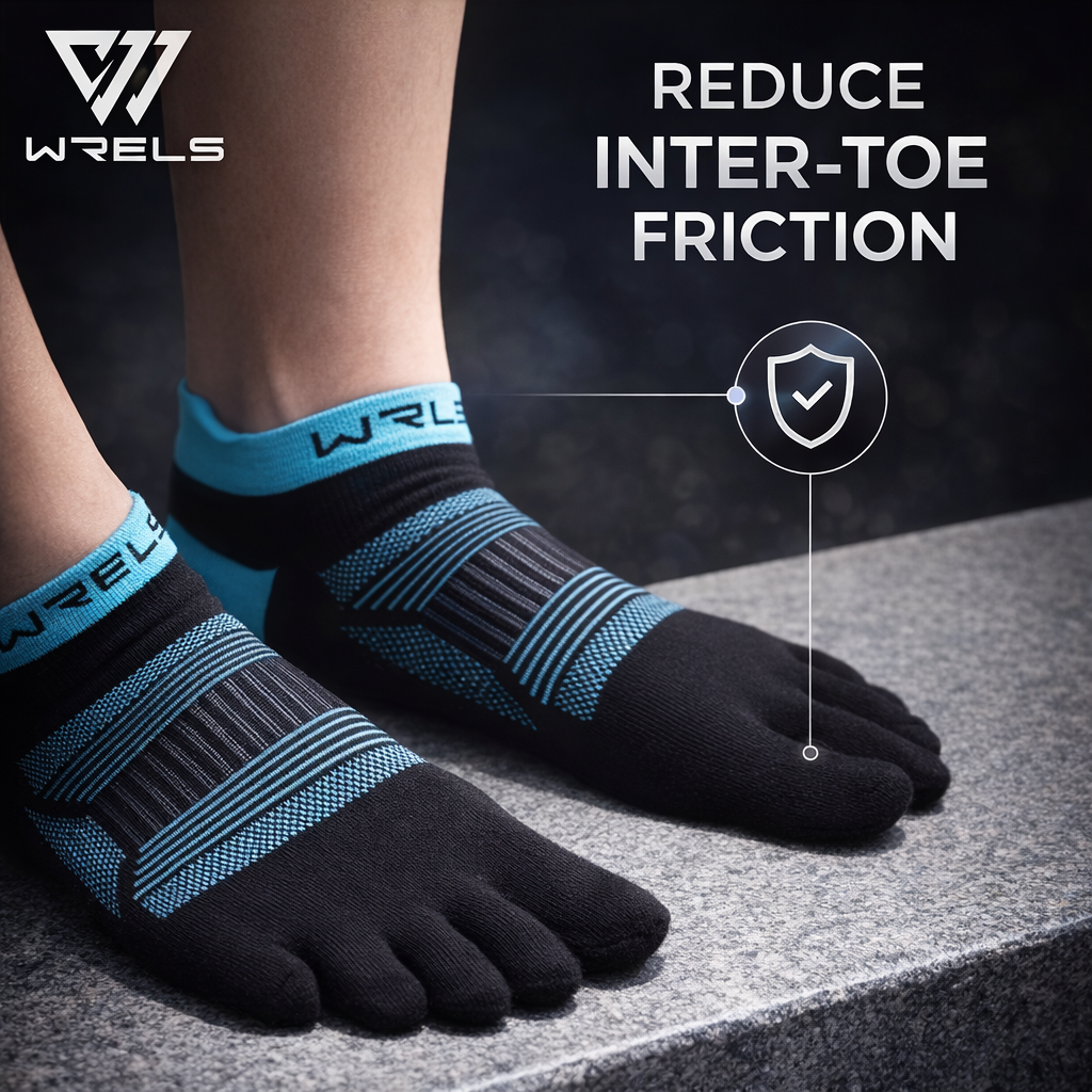 1 Pair, WRELS Men'S And Women'S Outdoor Contrasting Short Leg Socks, Non-Slip, Breathable, Comfortable And Elastic, High-Quality Sports Socks, Very Suitable for Hiking And Running