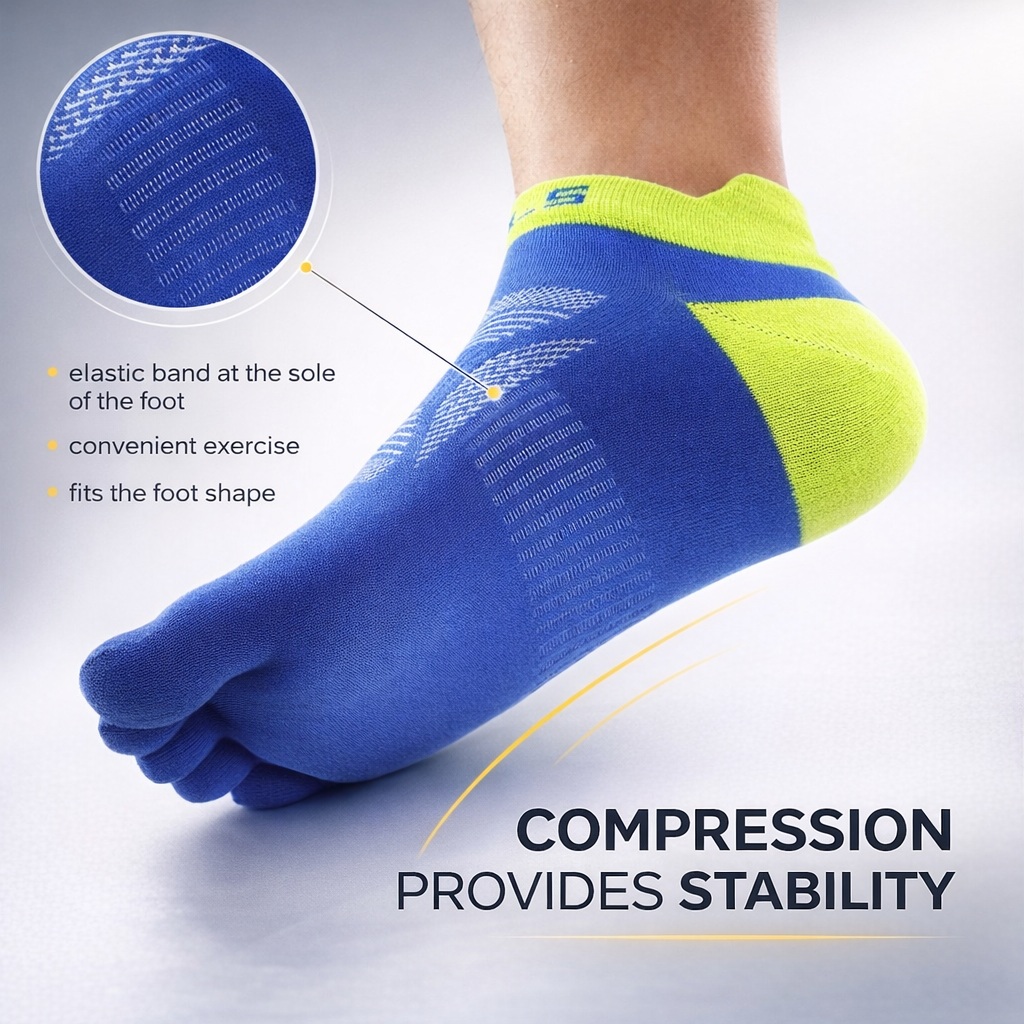 1 Pair, WRELS Men'S And Women'S Outdoor Contrasting Short Leg Socks, Non-Slip, Breathable, Comfortable And Elastic, High-Quality Sports Socks, Very Suitable for Hiking And Running