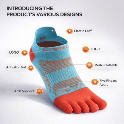 1 Pair, WRELS Men'S And Women'S Outdoor Contrasting Short Leg Socks, Non-Slip, Breathable, Comfortable And Elastic, High-Quality Sports Socks, Very Suitable for Hiking And Running