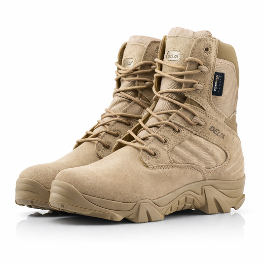 UNISEX Hightop DELTA Tactical Boots, Desert Training Boots, Breathable Wear-Resistant Tactical Boots, Outdoor Hiking Shoes, Mountaineering Boots, Anti-Slip and Wear-Resistant Men's Shoes, Jungle Training Boots, Comfortable and Durable Boots