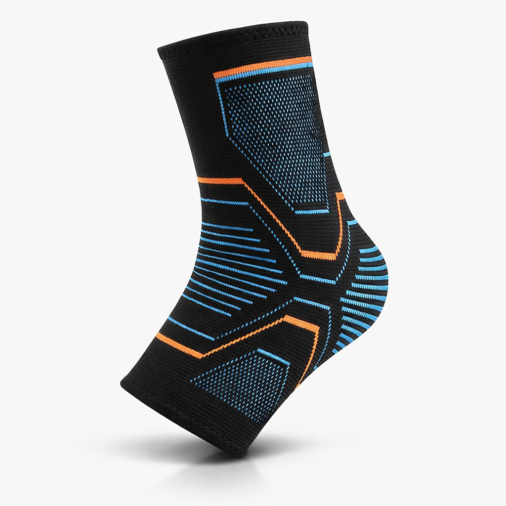 1pc Outdoor Compression Ankle Support | Polyester, Absorption and Pressure for Hiking and Fitness