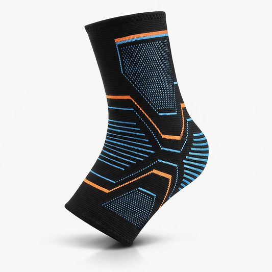 1pc Outdoor Compression Ankle Support | Polyester, Absorption and Pressure for Hiking and Fitness