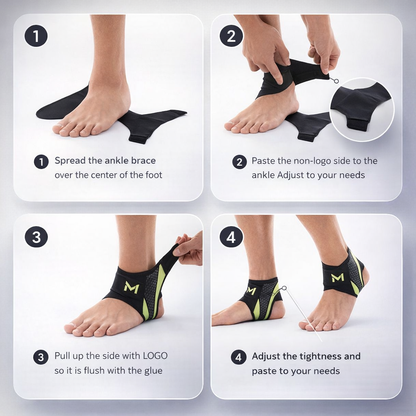 Breathable Fixed Compression Ankle Support Socks for Preventing Ankle Sprains, Suitable for Hiking And Outdoor Cycling.
