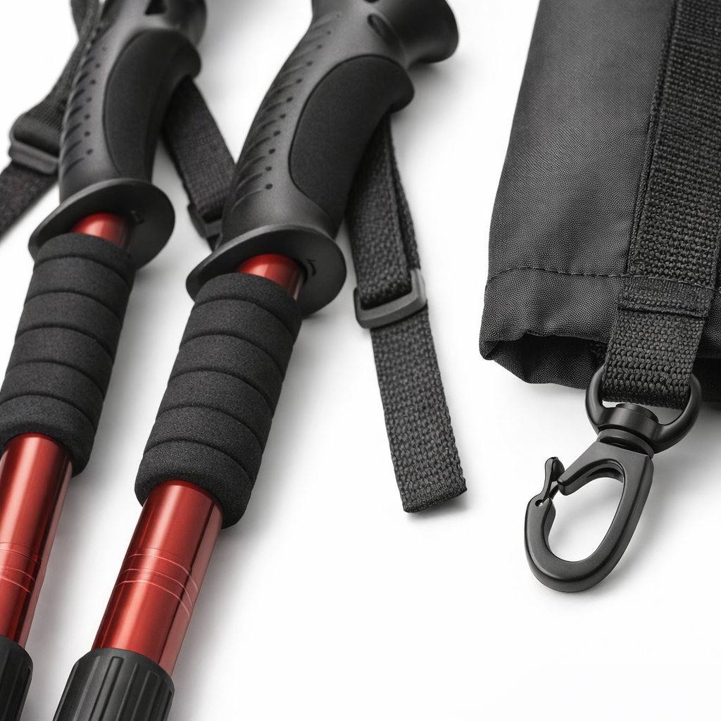 2pcs Adjustable Aluminum Alloy Trekking Poles 59.99 cm - 151.38 cm Adjustable at Will, Suitable for Hiking, Rock Climbing And Outdoor Adventure - Perfect Labor Day Equipment for Hiking Enthusiasts