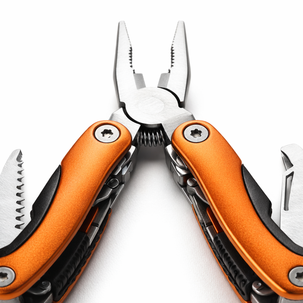 RALERA Multi-Function Pliers, Portable Needle-Nose Pliers with Mini Saw, Bottle Opener, and Fish Scale Scraper, a Great Tool for Outdoor Camping, an Ideal Gift for Men Suitable for Fishing, Hiking, and Outdoor Activities