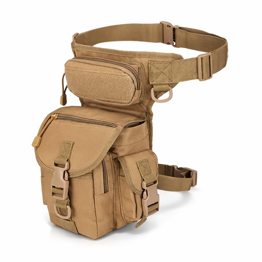 Men's Waist Bag Tactical Drop Leg Pouch Bag Type B Cross Over Leg Rig Outdoor Bike Cycling Hiking Thigh Bag