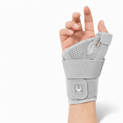 Flexibele pols- en duimbrace voor tendinitis, artritis, ademende duimbeschermer, geschikt voor rechter- en linkerhand