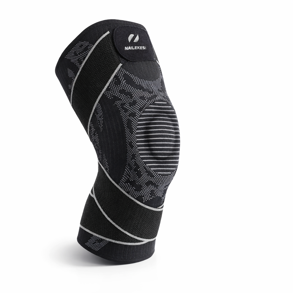 1 Pc Knie Ondersteuning Bretels Band Elastische Sport Bandage Compressie Protector Pad Verlicht Gym Fitness Kniebeschermers Verwondingen Volleybal