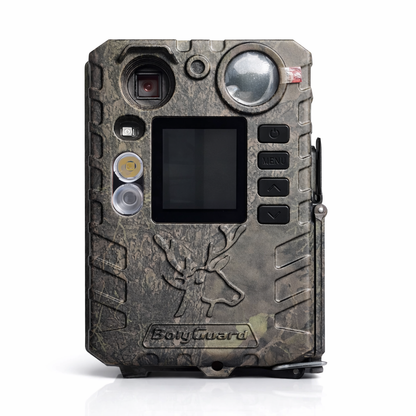 BolyGuard Trail Camera BG410-D 37MP 4K HD Solar Optioneel Dubbele flits Nachtzicht (940nm IR + witte LED) Jacht- en wildlifecamera