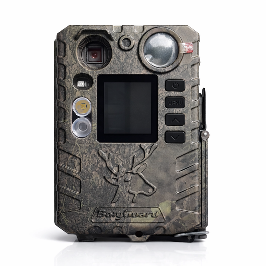 BolyGuard Trail Camera BG410-D 37MP 4K HD Solar Optioneel Dubbele flits Nachtzicht (940nm IR + witte LED) Jacht- en wildlifecamera