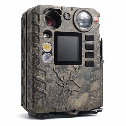 BolyGuard Trail Camera BG410-D 37MP 4K HD Solar Optioneel Dubbele flits Nachtzicht (940nm IR + witte LED) Jacht- en wildlifecamera