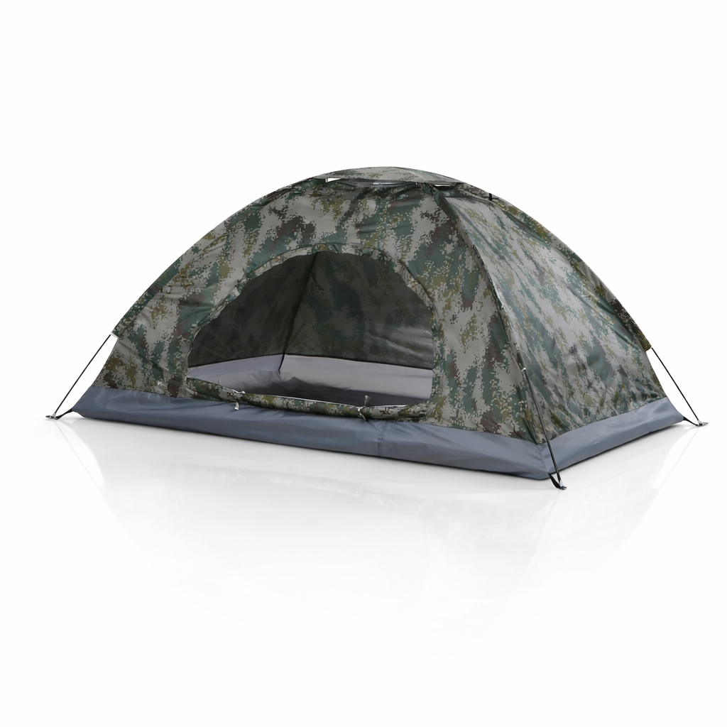 Ultralight Camping Tent Single Layer Draagbare Tent Anti-Uv Coating Upf 30 + Voor Outdoor Strand Vissen