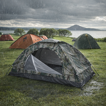 Ultralight Camping Tent Single Layer Draagbare Tent Anti-Uv Coating Upf 30 + Voor Outdoor Strand Vissen