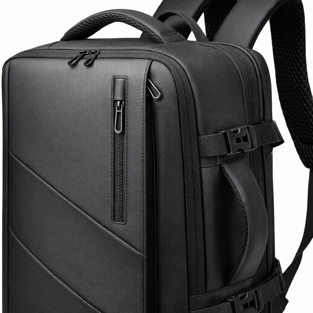 Reisrugzak Heren Zakelijke rugzak School uitbreidbare USB-tas Multifunctionele computertas Waterdichte rugzak met grote capaciteit
