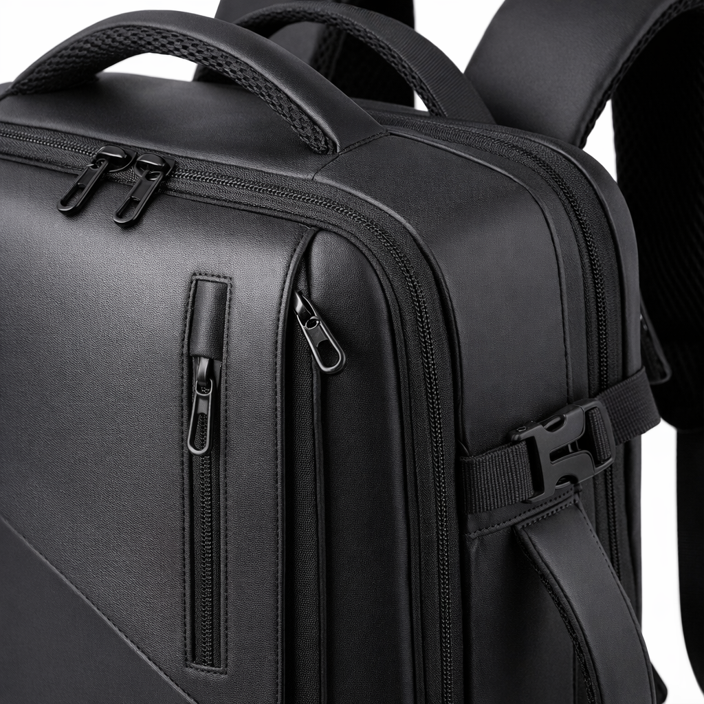 Reisrugzak Heren Zakelijke rugzak School uitbreidbare USB-tas Multifunctionele computertas Waterdichte rugzak met grote capaciteit